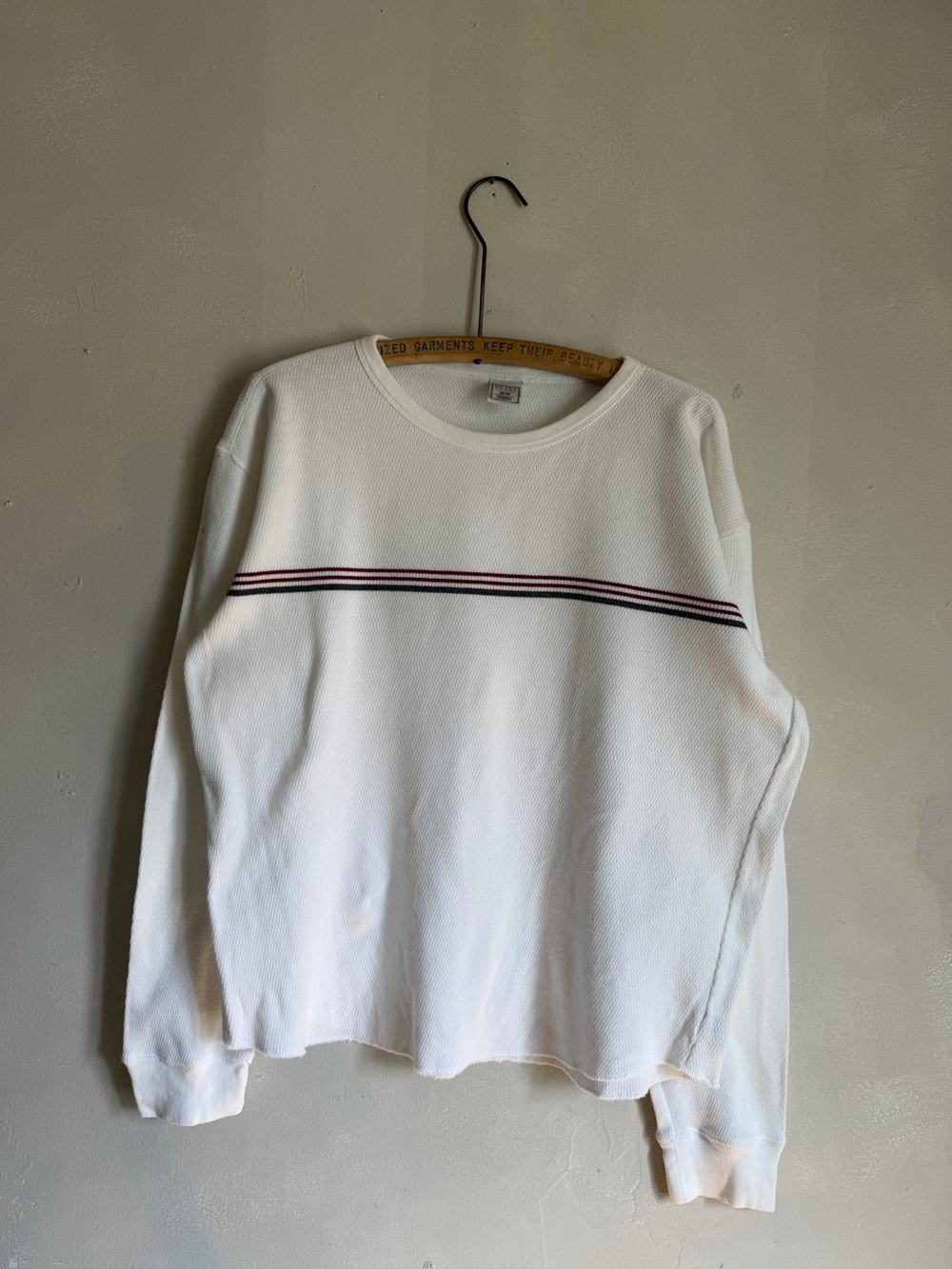 Vintage 90s Y2K surf skate  Old navy striped thermal pullover sweater sweatshirt